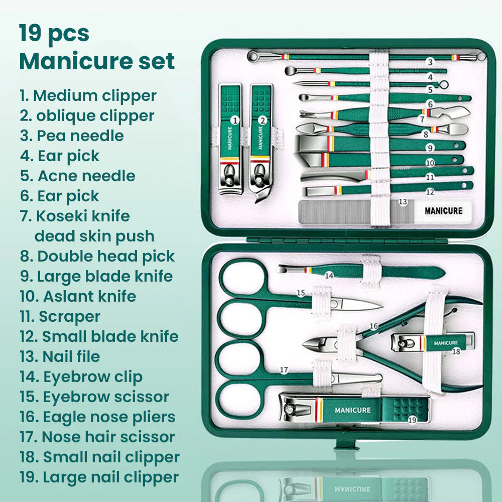 Set Professionale di Tagliaunghie in Acciaio